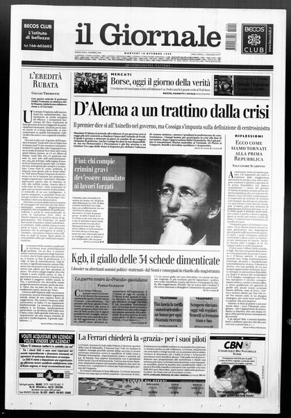 Il giornale : quotidiano del mattino